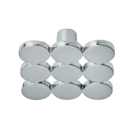 Utopia Alley Tempo Polished Chrome Square Cabinet Knob 1.9 inch HW338PLCH021
